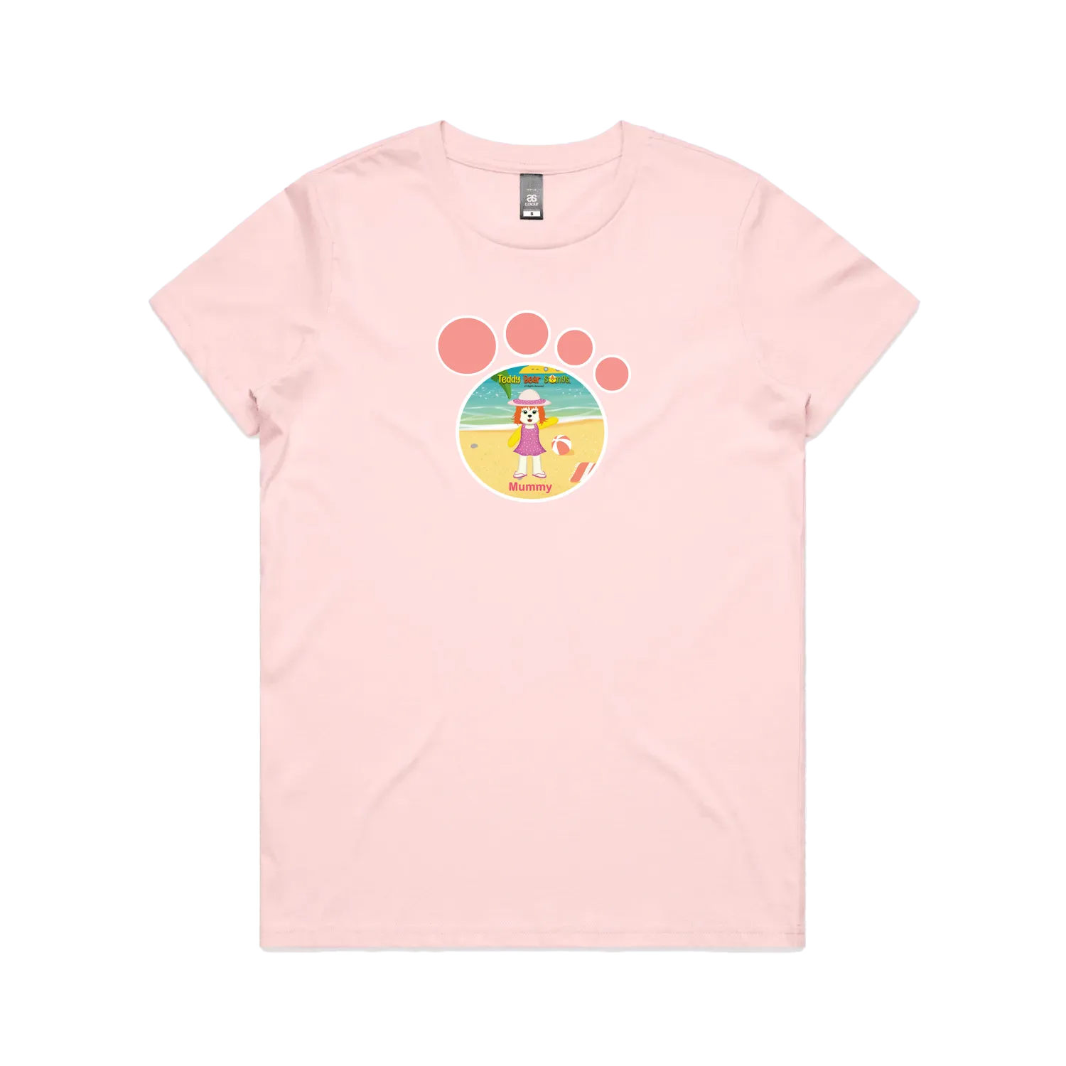 Pink front flat lay