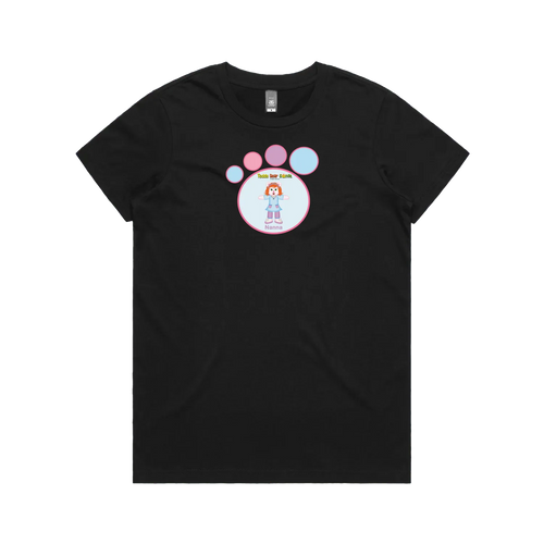 Black front flat lay