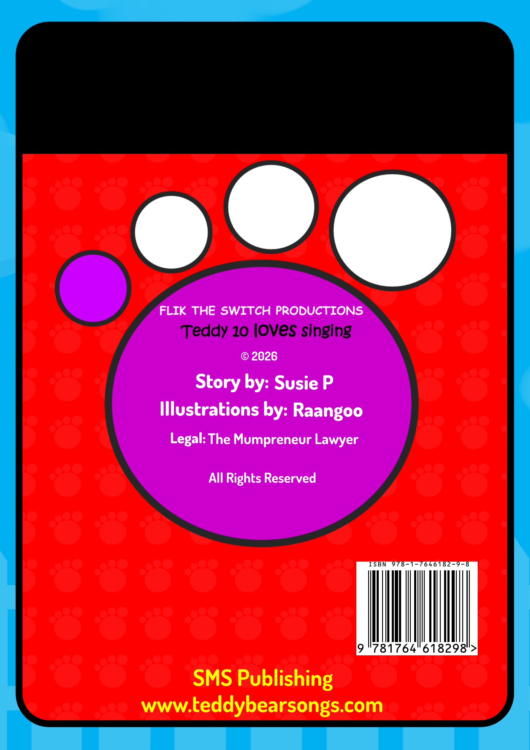 Teddy 10 loves singing! (Book)