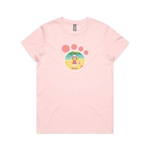 Pink front flat lay