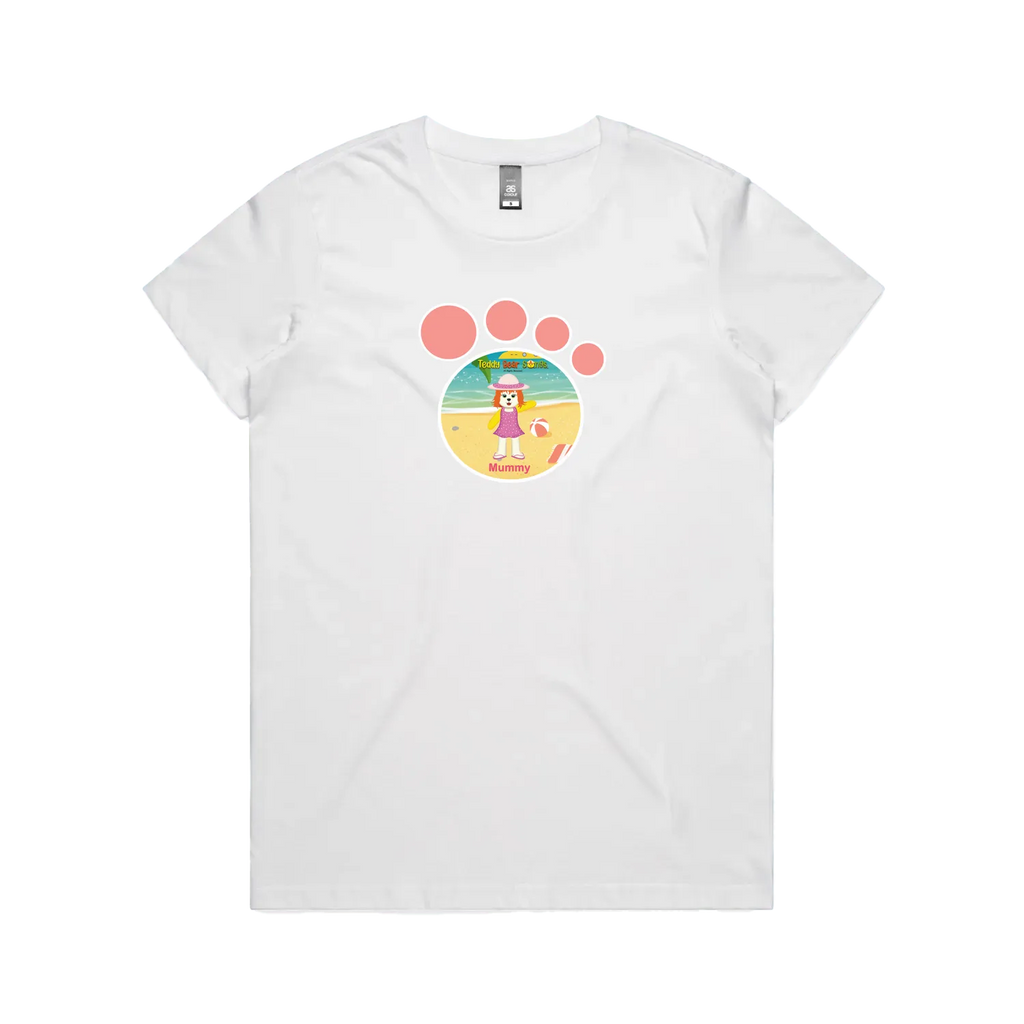 White front flat lay