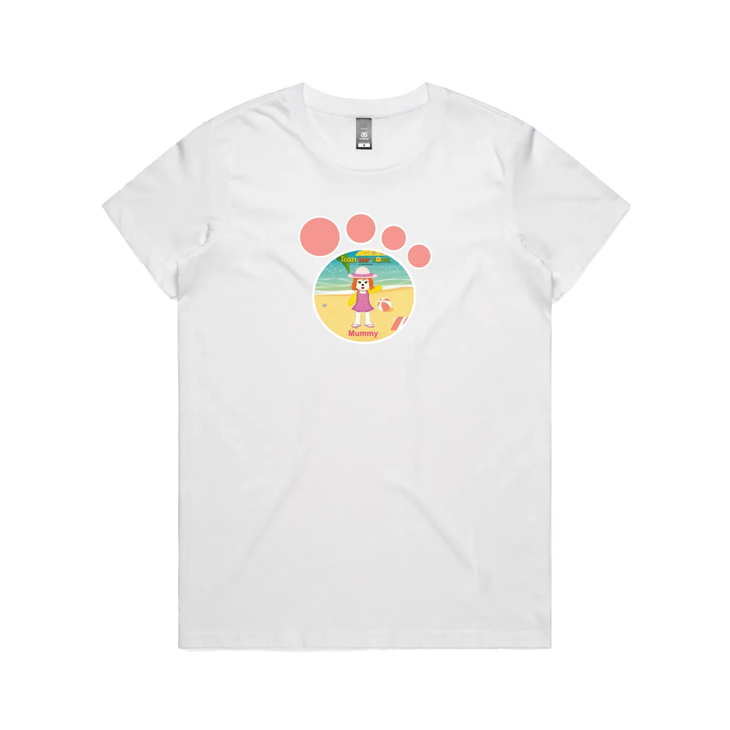 White front flat lay