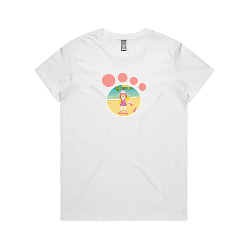 White front flat lay